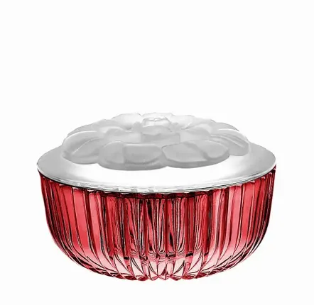 Cristallerie - Boîte en cristal à bijoux ou pour petits objets Rubin - PEKALLA CRISTAL GLASS