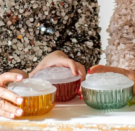Cristallerie - Boîte en cristal à bijoux ou pour petits objets Rubin - PEKALLA CRISTAL GLASS