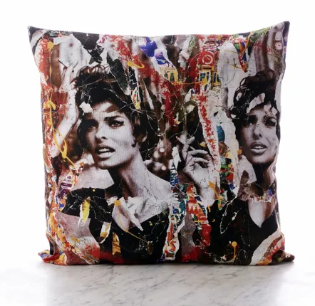 Garden textiles - Linda Outdoor Cushion 60 x 60 - Design by Anne Mondy - ARTDECORIS