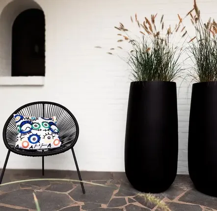 Garden textiles - Ojitos 45 x 45 outdoor cushion - Design by Juan de Lascurain - ARTDECORIS