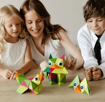 Jouets enfants - TRIDO Blocs Magnétiques - "Jungle" 36 pièces - TRIDO