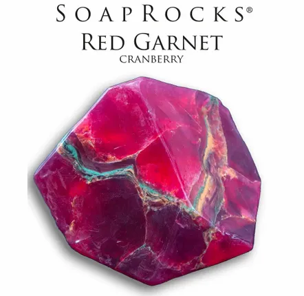 Soaps - Soaprocks Red Garnet Soap 170g - SOAPROCKS
