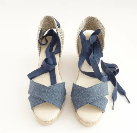 Shoes - Handmade Cross-Strap Espadrilles – Customisable - ATELIER COSTÀ