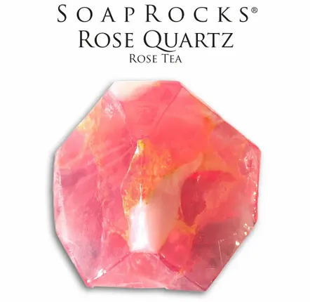 Soaps - Soaprocks Rose Quartz Soap 170g - SOAPROCKS
