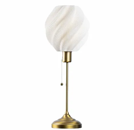 Lampes de bureau  - SELENE Lampe de Table  – Plissée Spiral - ARTEMA