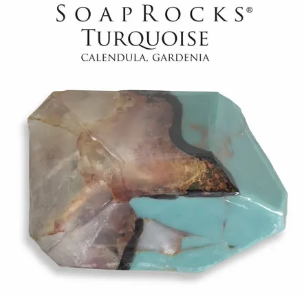 Soaps - Soaprocks Turquoise Soap 170g - SOAPROCKS