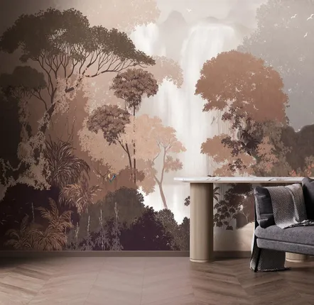 Wallpaper - NAUYACA custom wallpaper - LGD01 DECOR MURAL SUR MESURE