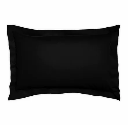 Bed linens - Sateen Pillowcase 50x70cm, Black - DILIOS