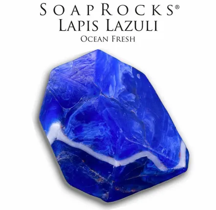 Soaps - Soaprocks Lapis Lazuli Soap 170g - SOAPROCKS