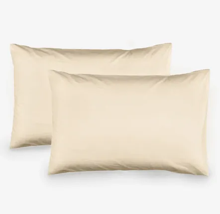 Bed linens - Set of 2pcs cotton pillowcases,50x70cm, Ecru - DILIOS