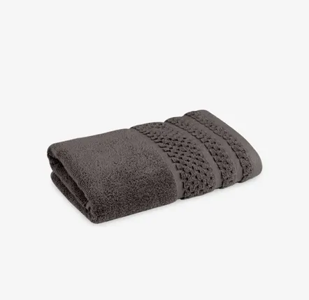 Autres linges de bain - Serviette en bambou gris 50/80cm - DILIOS