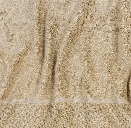 Autres linges de bain - Serviette en bambou beige 70/140 cm - DILIOS