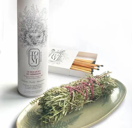 Diffuseurs de parfums - Le Hérisson bâton de fumigation à la française - bouquet bio - TOTEM NATURE