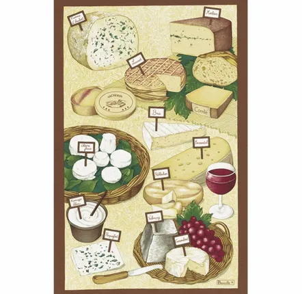 Kitchen linens - Cheese tea towel - BEAUVILLÉ