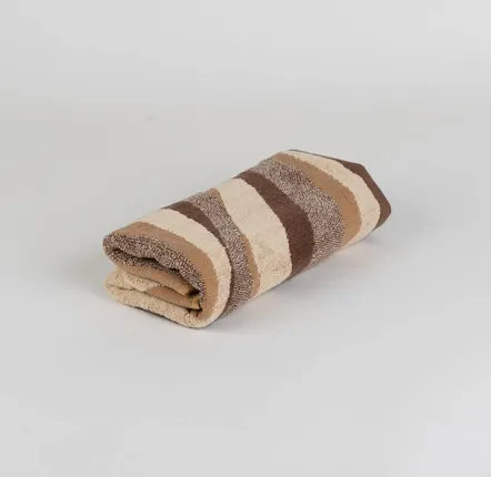 Autres linges de bain - Serviette Textura 70/140 cm, beige - DILIOS