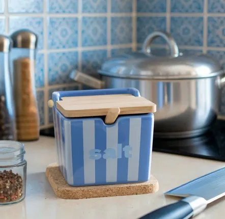 Condiments - SALT BOX AND MUSICAL CAKE KNIFE - FISURA