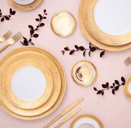 Formal plates - Auratus - Fine porcelain - PORCEL