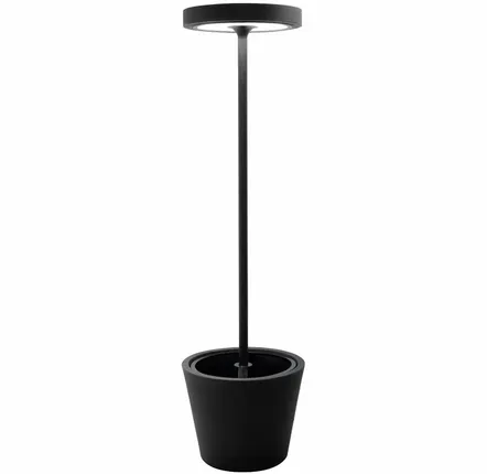 Outdoor decorative accessories - Poldina Reverso Solar L RF portable floor lamp - ZAFFERANO