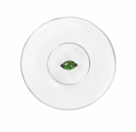 Platter and bowls - Teca tasting glass plates - ZAFFERANO