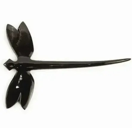 Barrettes - Dragonfly hairpin in blond horn - L INDOCHINEUR X RIVÊT