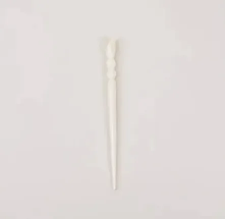 Barrettes - Bamboo-shaped hairpick in blond horn - L INDOCHINEUR X RIVÊT