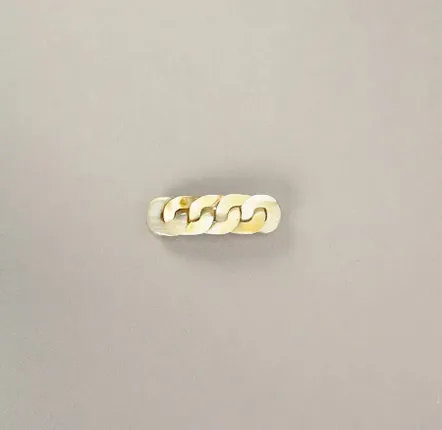 Barrettes - Hair clip Tresse in blond horn - L INDOCHINEUR X RIVÊT