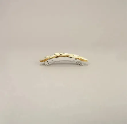 Barrettes - Hair clip Tresse in blond horn - L INDOCHINEUR X RIVÊT