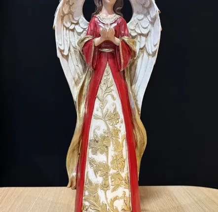 Crèches et santons - Figurine d’ange de Noël – « Love Never Fails » - BLUE STAR B.V.
