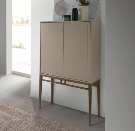 Buffets - Buffet haut en bois gris et noyer - ANGEL CERDÁ