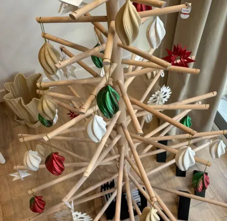 Autres fournitures bureau  - Ensemble de décorations pour sapin de Noël | vert/rouge - AUURA