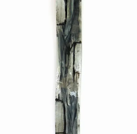 Horloges - Horloge murale Amasonas gris-argent 10x70 cm - CARNEOL GLASS