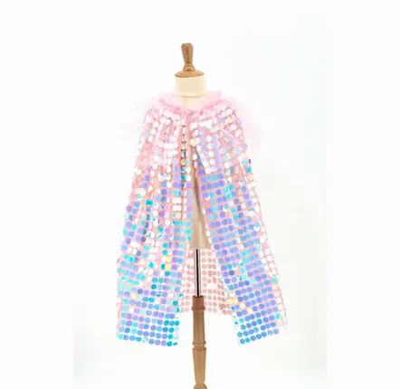 Children's dress-up - Galaxia Pink Sequin Cape TU - Costume - LABAY