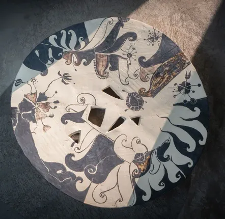 Ceramic - Ceramic Plate with Designs - WOJCIECH DZIENNIAK ART