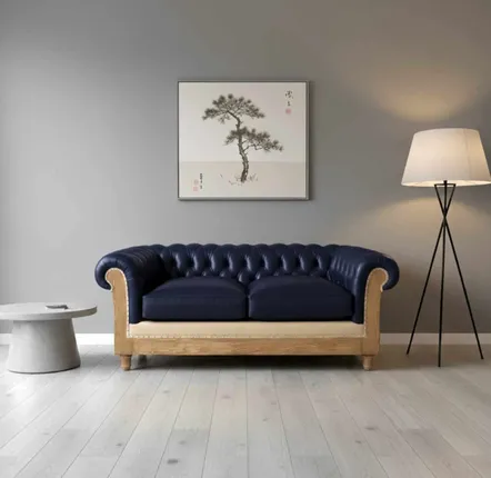 Canapés pour collectivités - Chesterfield Essence Ocean | Canapé et fauteuil - CREARTE COLLECTIONS