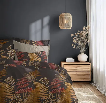 Bed linens - Single bed linen set, 100% Cotton Sateen, Dorado - DILIOS