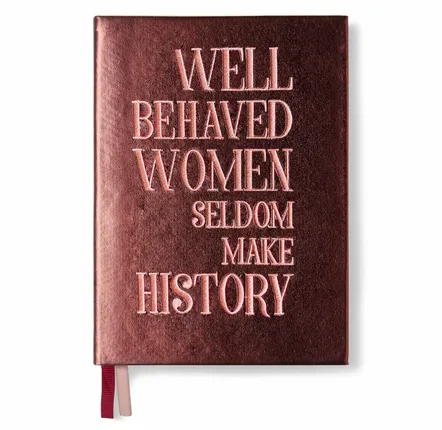 Stationery - Notebook with embroidered quote - BIEN MOVES