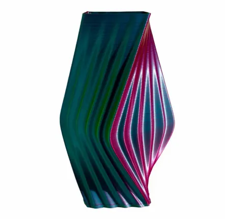 Aménagements pour bureau - Vase « Directions » | Tropical | Rose, citron vert et turquoise - AUURA