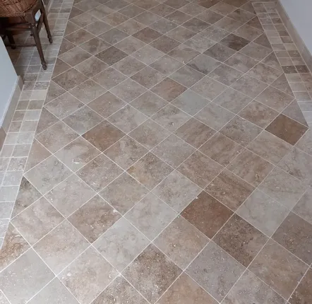 Indoor floor coverings - Travertine tiling first choice mix (Sold per m²) - LIGERIO
