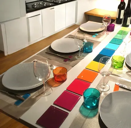 Objets de décoration - Dessous de verre, dessous de bouteille, dessous de plat - ROSE CORAIL DECO
