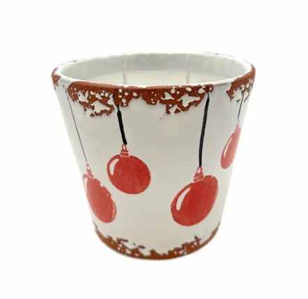 Candles - Christmas bauble ceramic scented candle size L - WAX DESIGN - BARCELONA