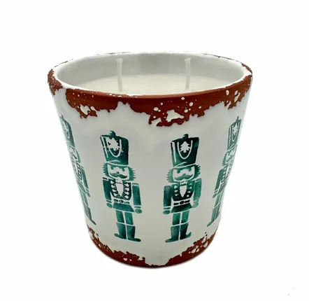 Candles - Christmas Nutcracker ceramic scented candle size L - WAX DESIGN - BARCELONA