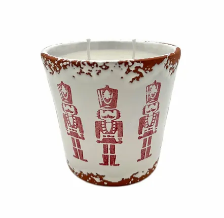 Candles - Christmas Nutcracker ceramic scented candle size L - WAX DESIGN - BARCELONA