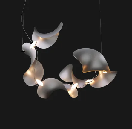 Suspensions - Suspension spirale – Aluminium modulaire – Dune 6 Spiral - MOSS OBJECTS