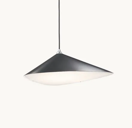 Hanging lights - Pendant Light – Handmade Lacquered Steel & Oak – Emily I - MOSS OBJECTS