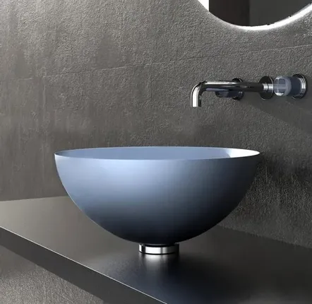 Sinks - Tonino Lamborghini Moonshine Design Aluminum Basin - SOPHA INDUSTRIES SAS