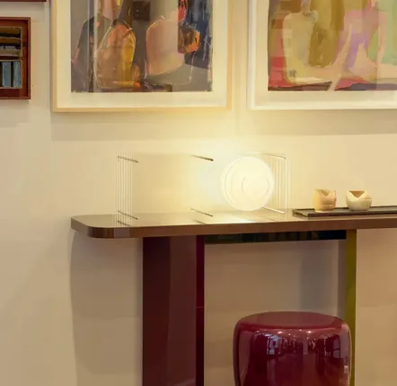 Floor lamps - LOP lamp big rectangle in clear acrylic - BANG