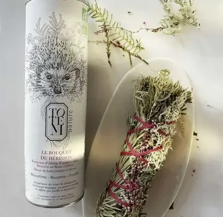 Diffuseurs de parfums - Le Hérisson bâton de fumigation à la française - bouquet bio - TOTEM NATURE