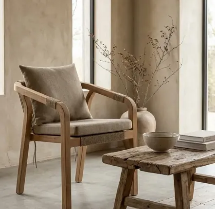 Lawn chairs - Grade A teak outdoor armchair - CHT14 - BALINAISA