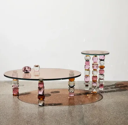 Crystal ware - Azalea Side Table - REFLECTIONS COPENHAGEN