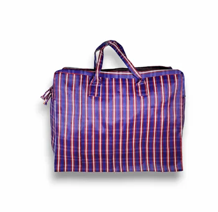 Clutches - Bohemian Travel Suitcase, Recycled Plastic, BLUE - BAOBAB